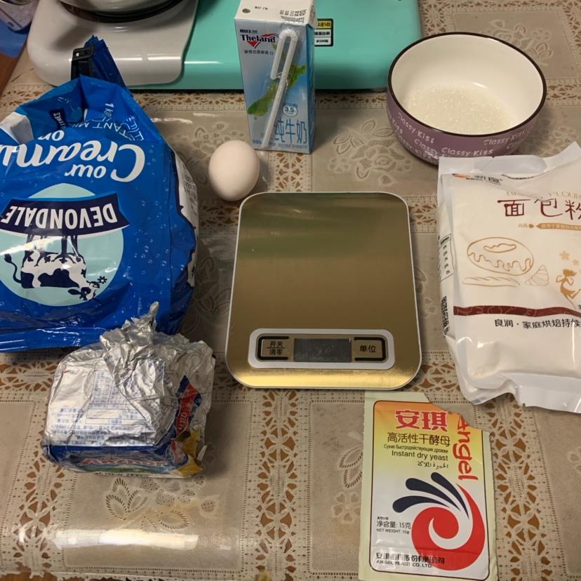 纯奶手撕吐司的做法 步骤1