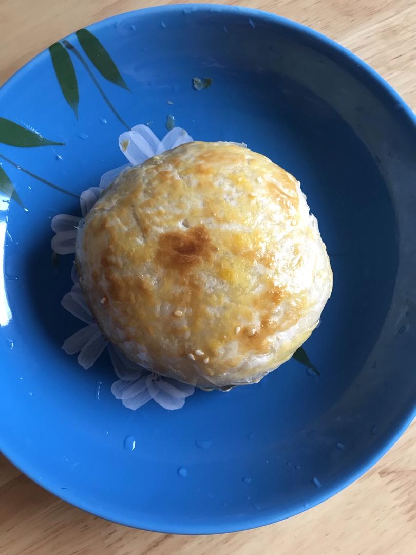 香蕉爆浆芝士饼