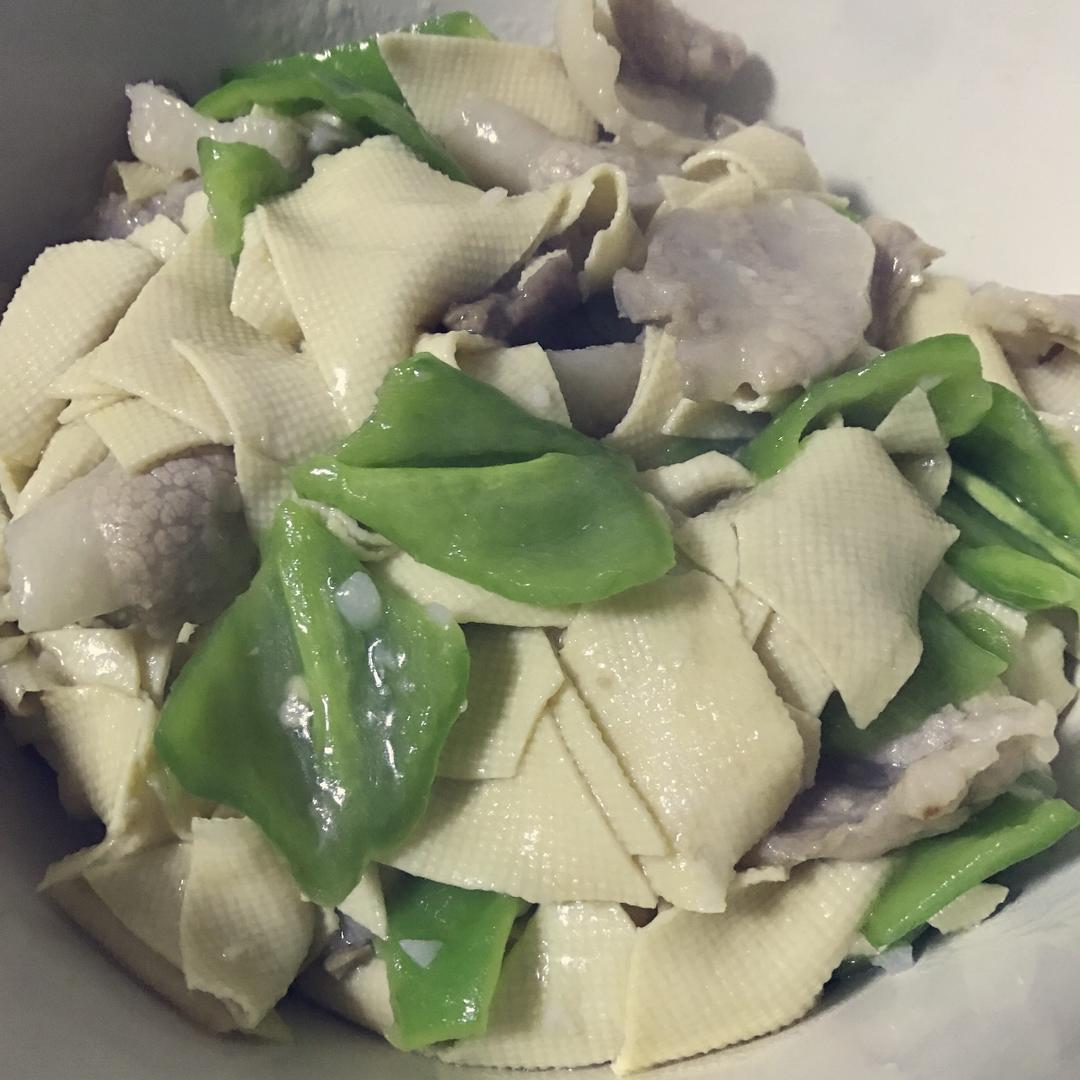东北尖椒干豆腐
