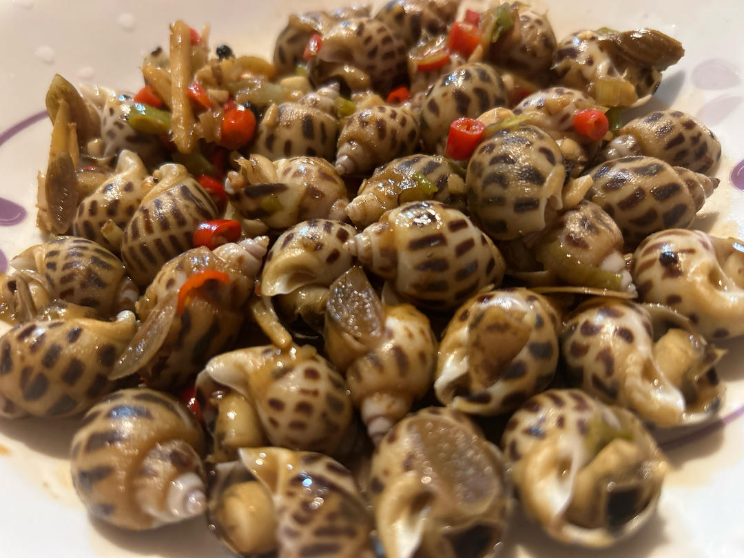 爆炒花螺