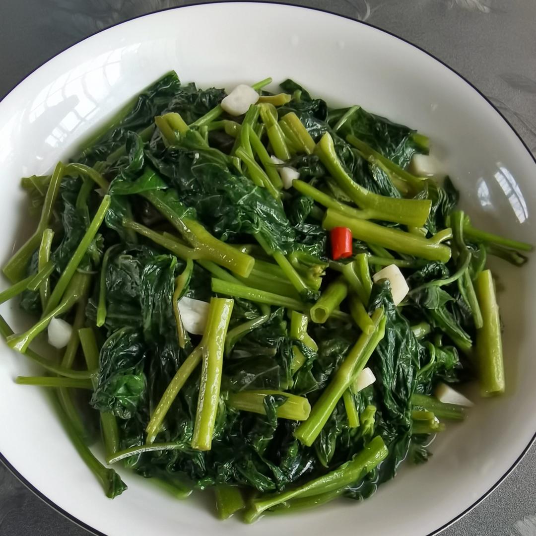 炒空心菜不发黑