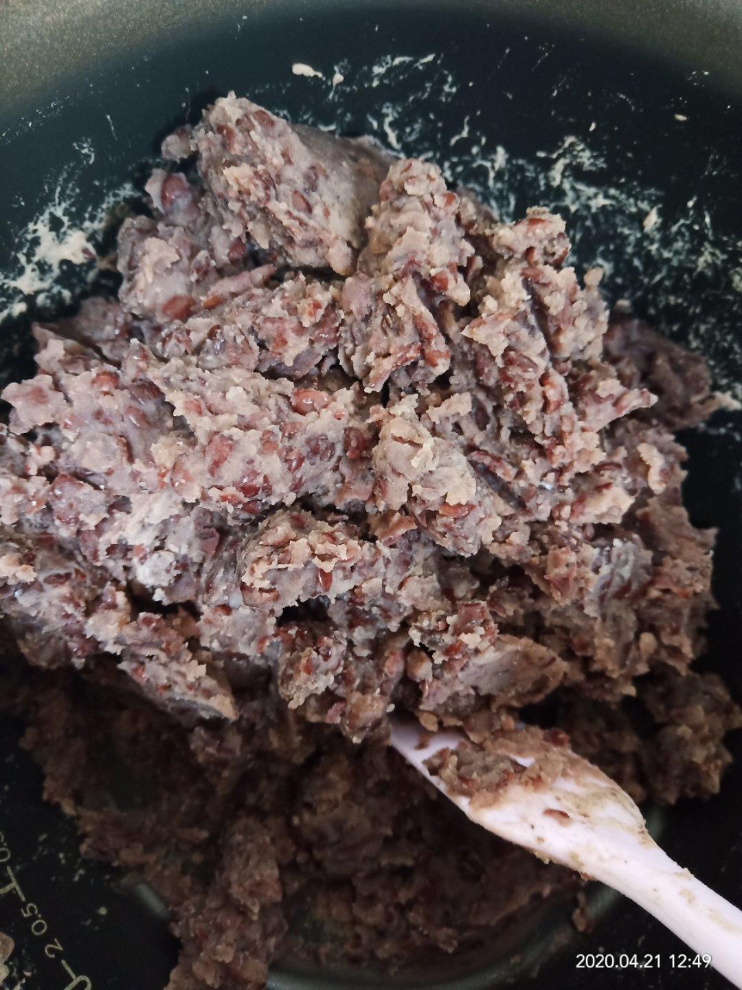 免炒 电饭煲自制红豆馅