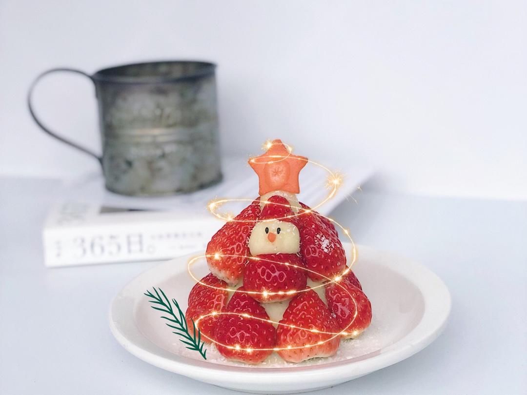 圣诞草莓土豆泥沙拉塔