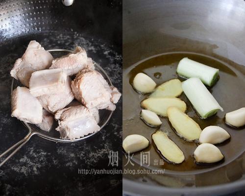 蒜蓉豆豉酱烧排骨的做法 步骤1