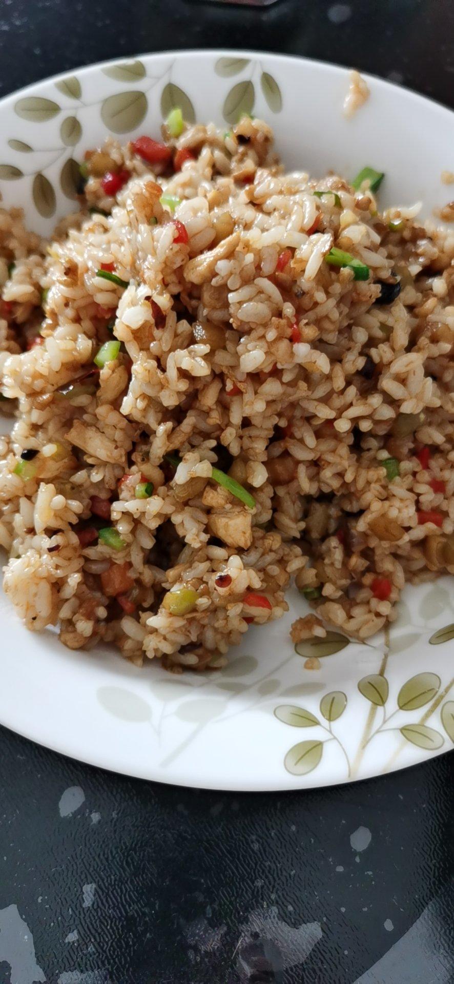 特别好吃的茄子炒饭