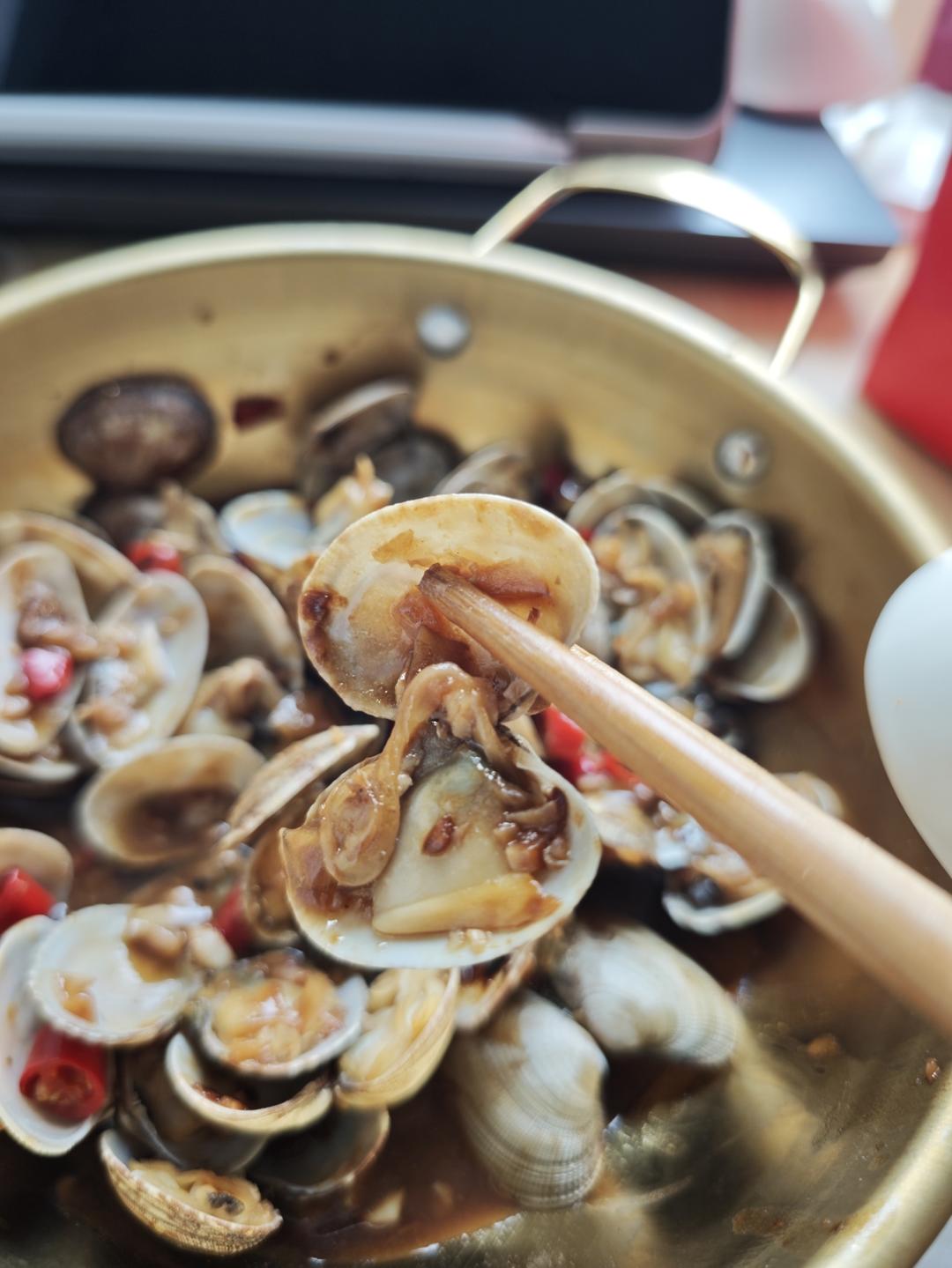 5分钟快手菜❗️秒杀路边摊爆炒花甲～好吃到爆