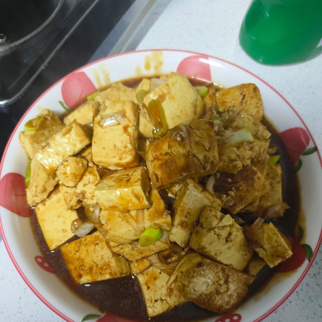 家常葱烧豆腐