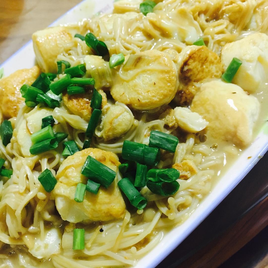 超级下饭菜--金针菇日本豆腐