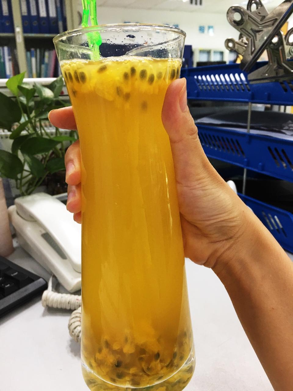 青柠/青桔百香果气泡水/夏日必备