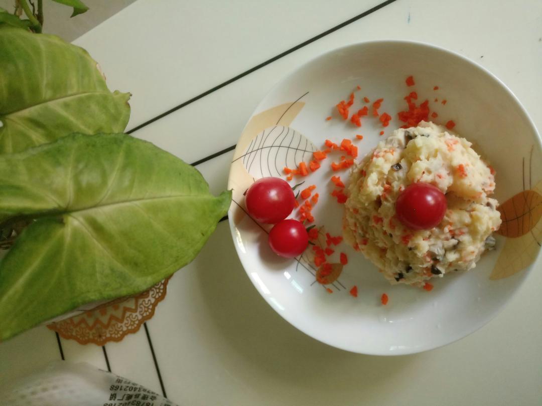 超级好吃的香菇胡萝卜土豆泥
