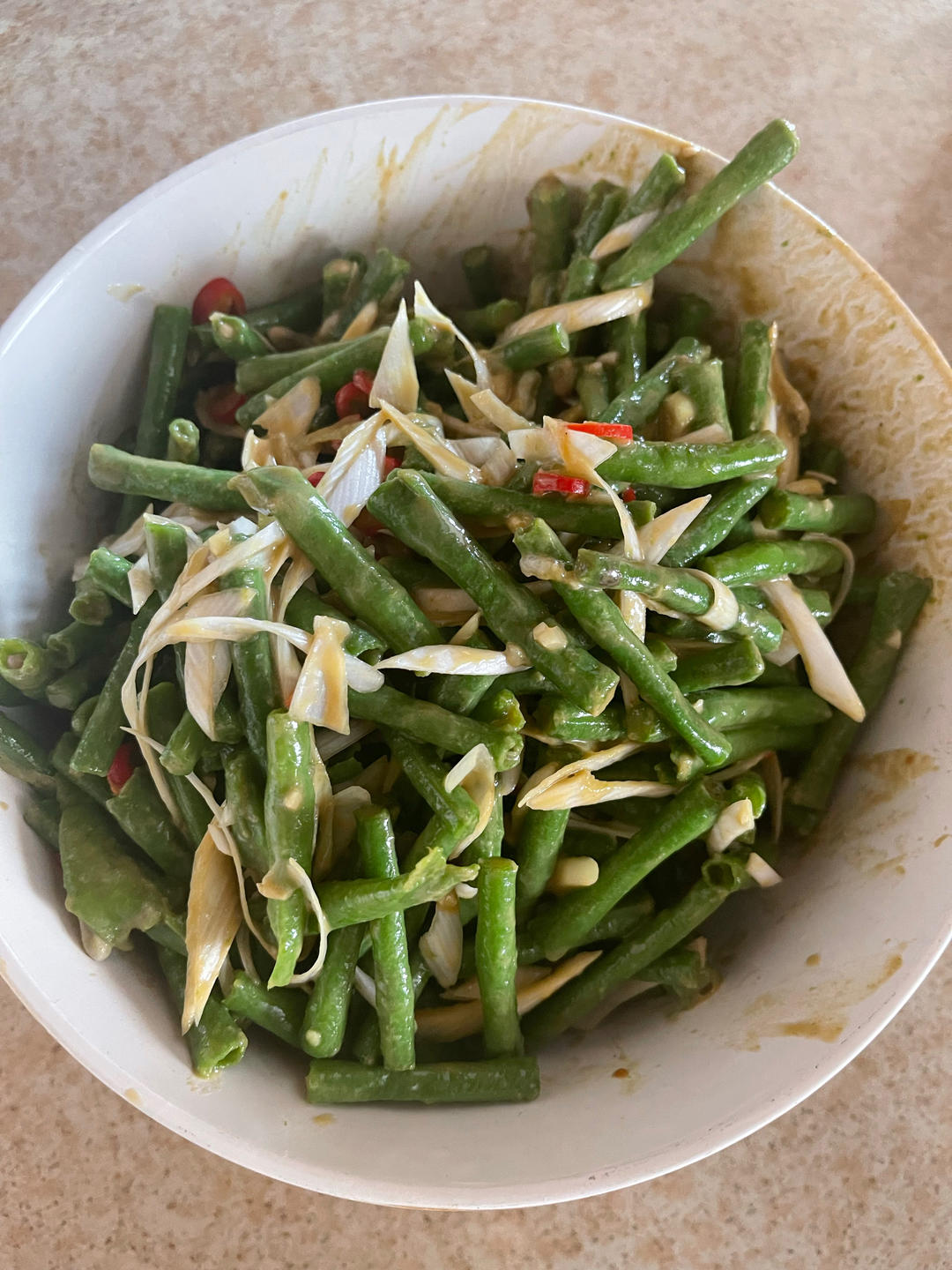 厨师长教你：“凉拌长豆角”的家常做法，夏天没食欲，很适合开胃