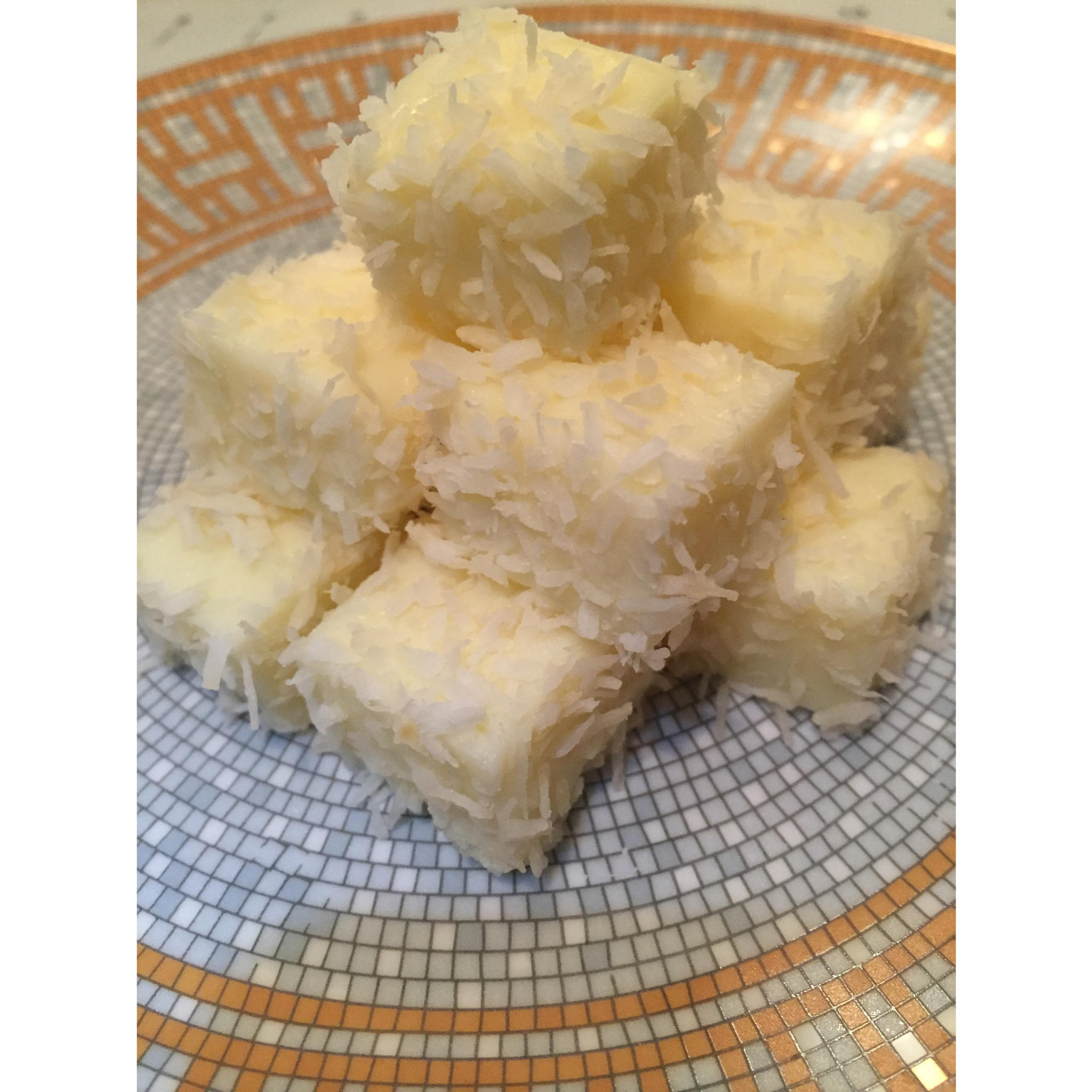 椰子奶糕（附上脆炸鲜奶做法）