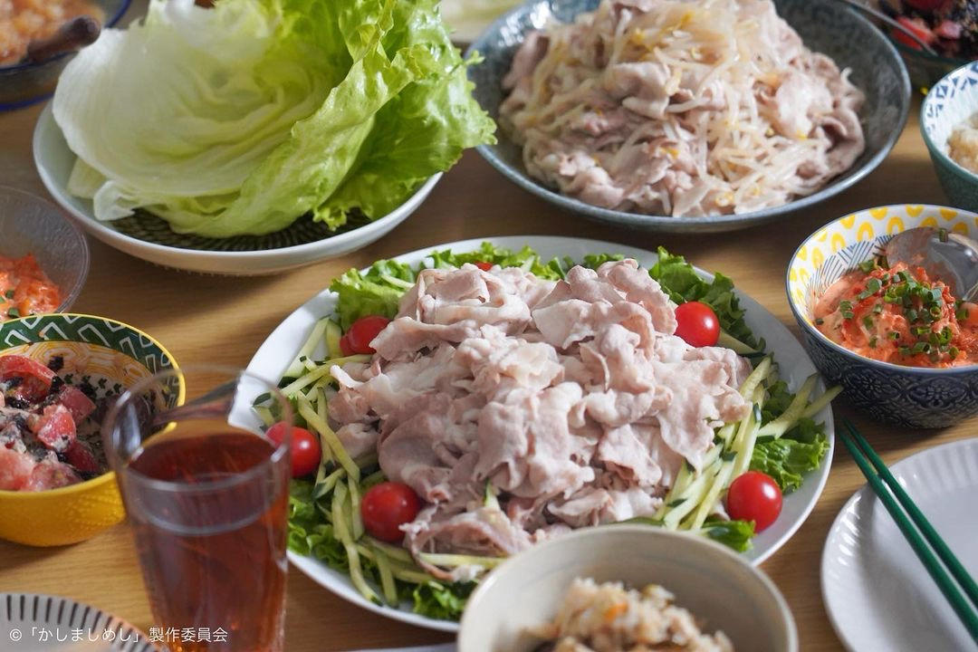 【喧嚣饭】生菜卷猪五花肉片