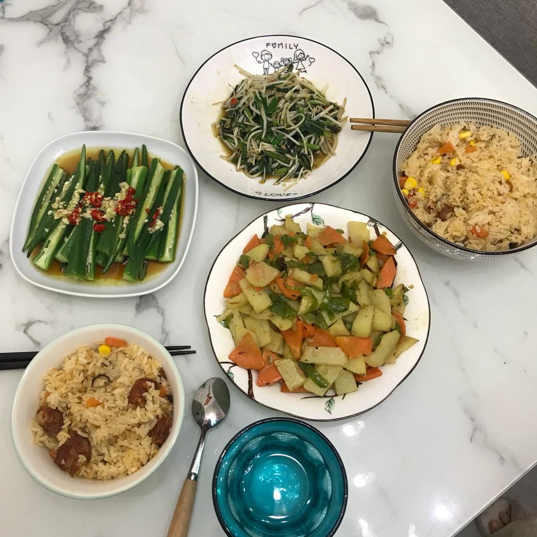 腊肠煲仔饭电饭锅版