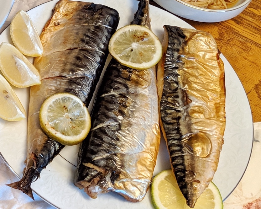 盐烤鲭鱼的做法