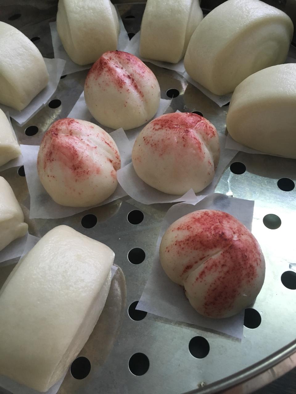 寿桃馒头（水蜜桃馒头）