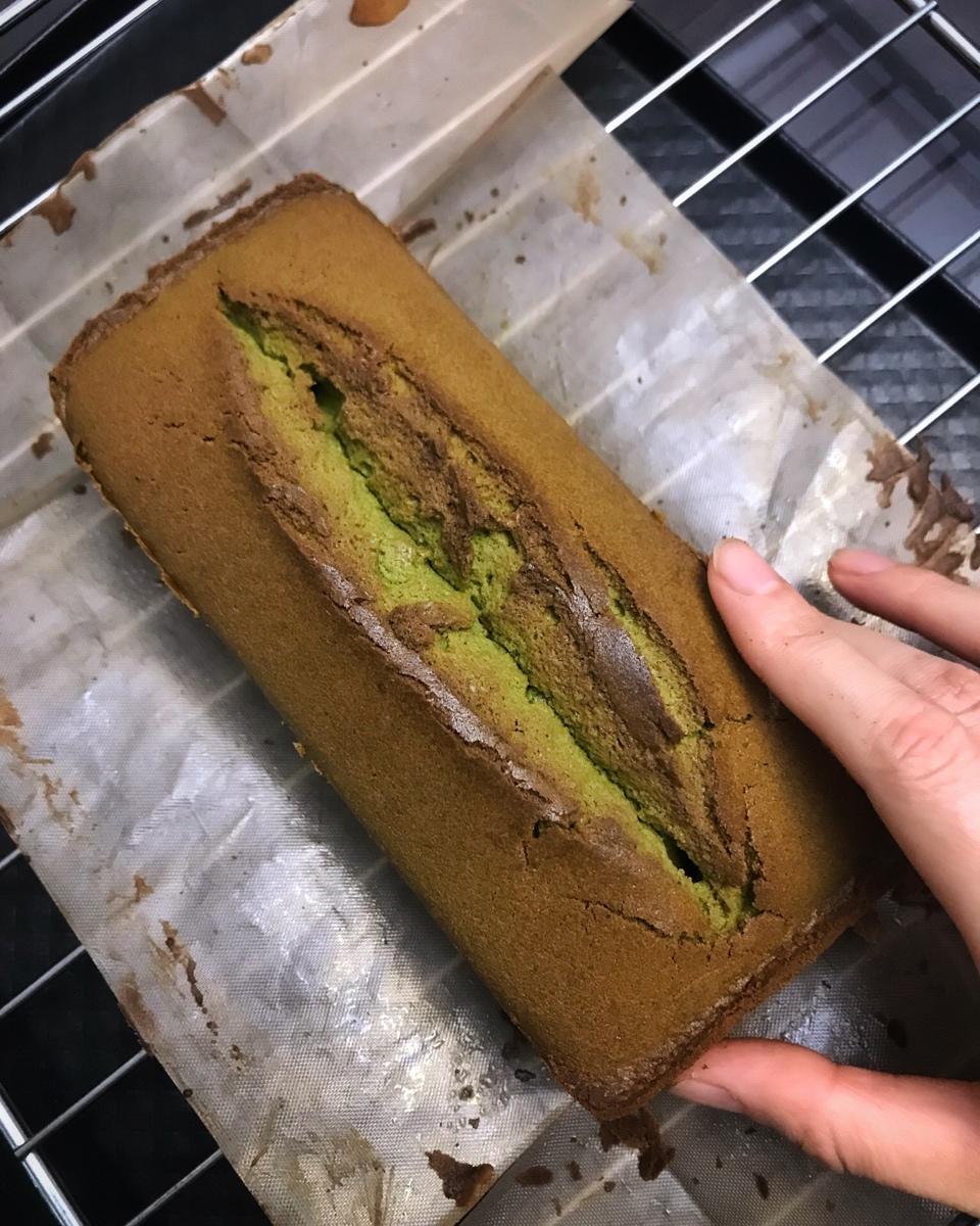 抹茶磅蛋糕(五分甜)