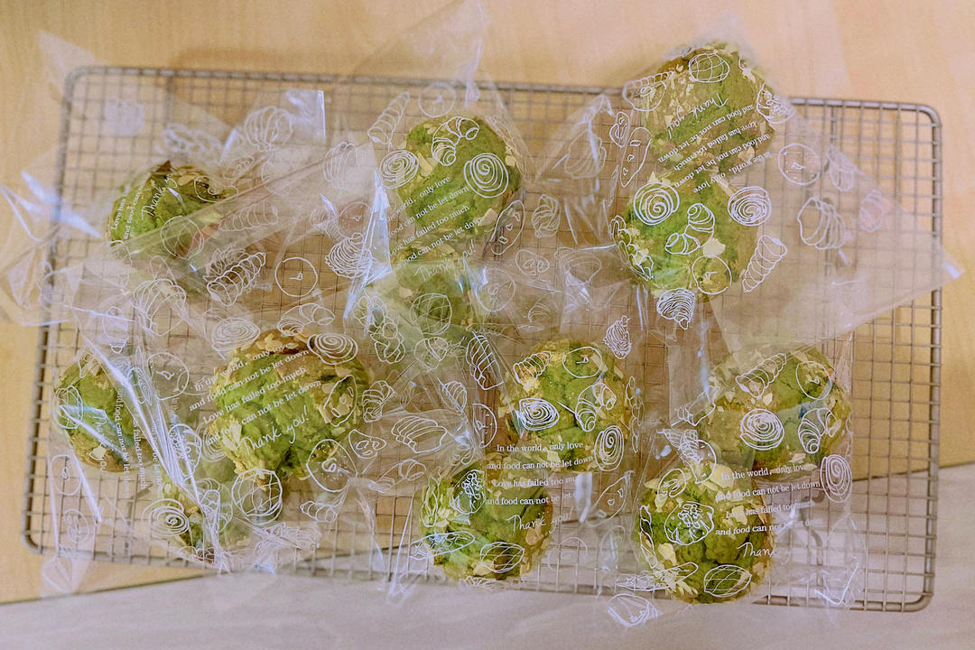 抹茶白巧克力玛芬