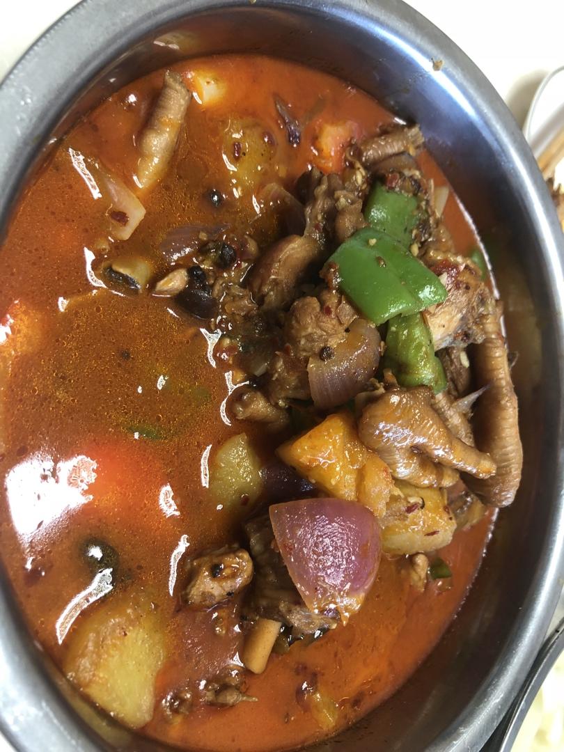 新疆特色大盘鸡（附加皮带面做法）