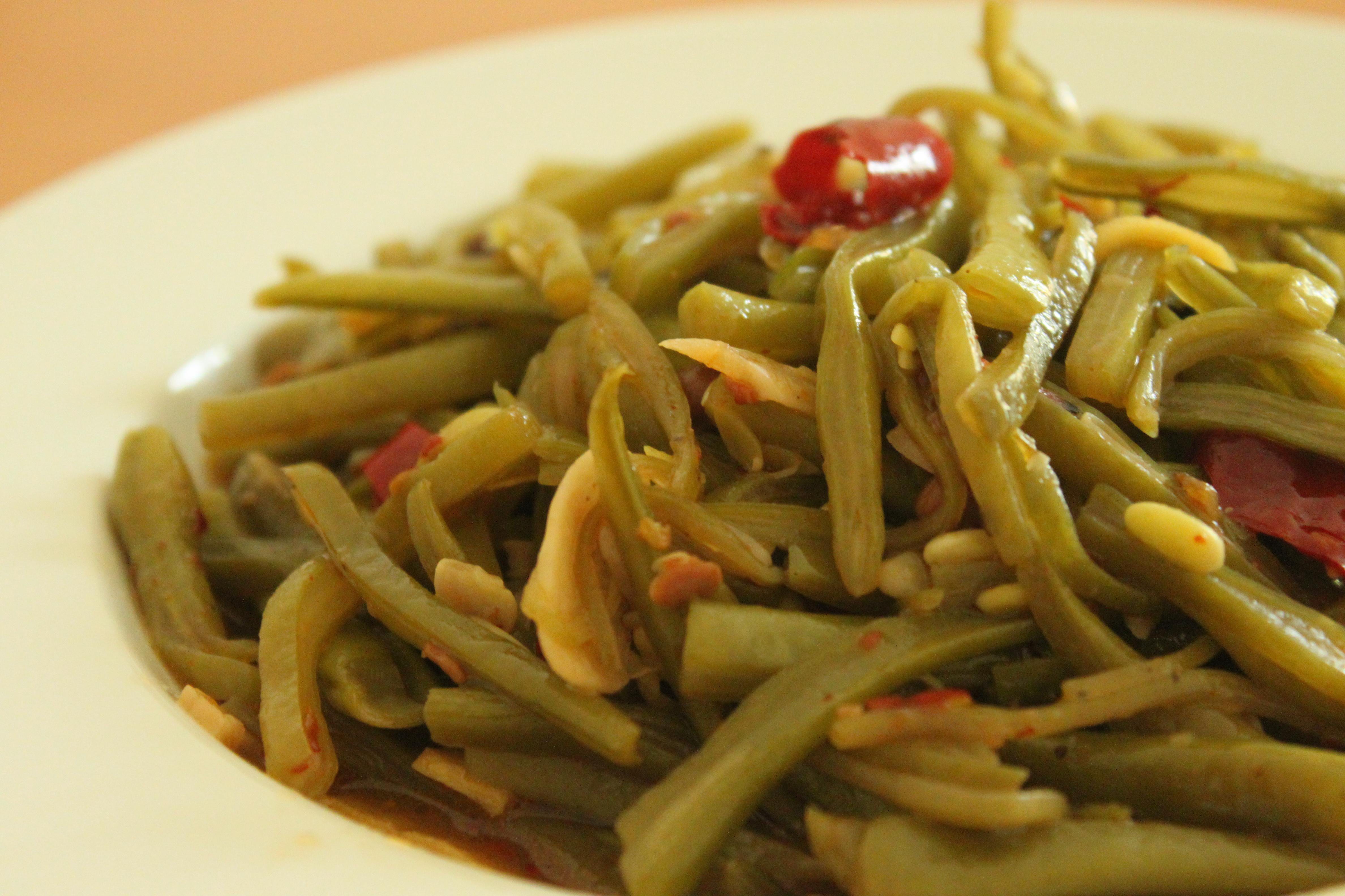 鱼香扁豆丝