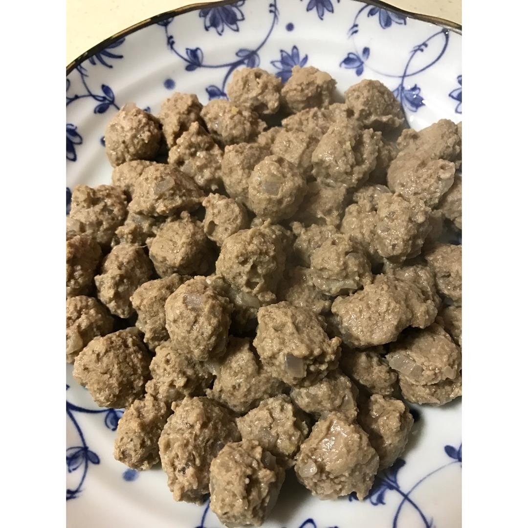 手工牛肉丸（宝宝辅食）