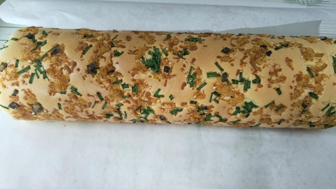 香葱肉松肥蛋糕卷～