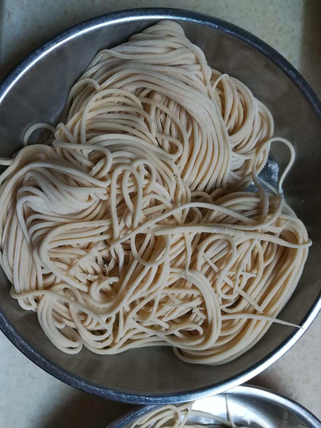 自制鸡蛋面（压面机）