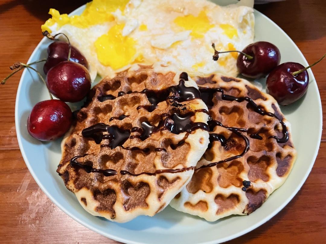 紫米华夫饼