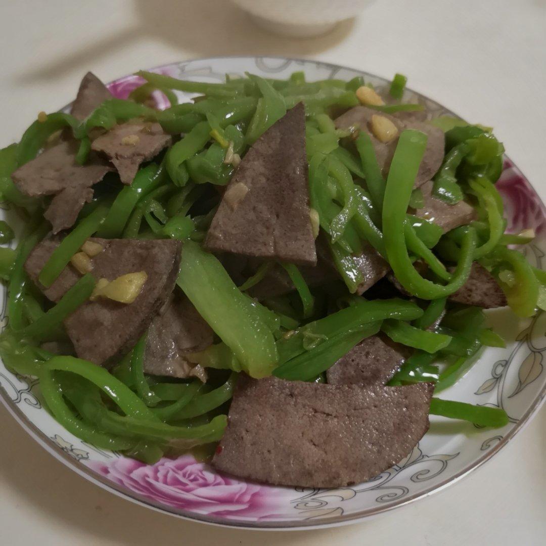 青椒炒猪肝