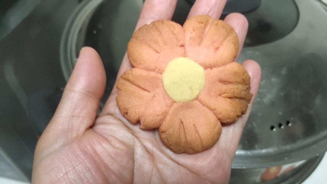 送你一朵小红花 🌺免模具｜零难度花朵饼干