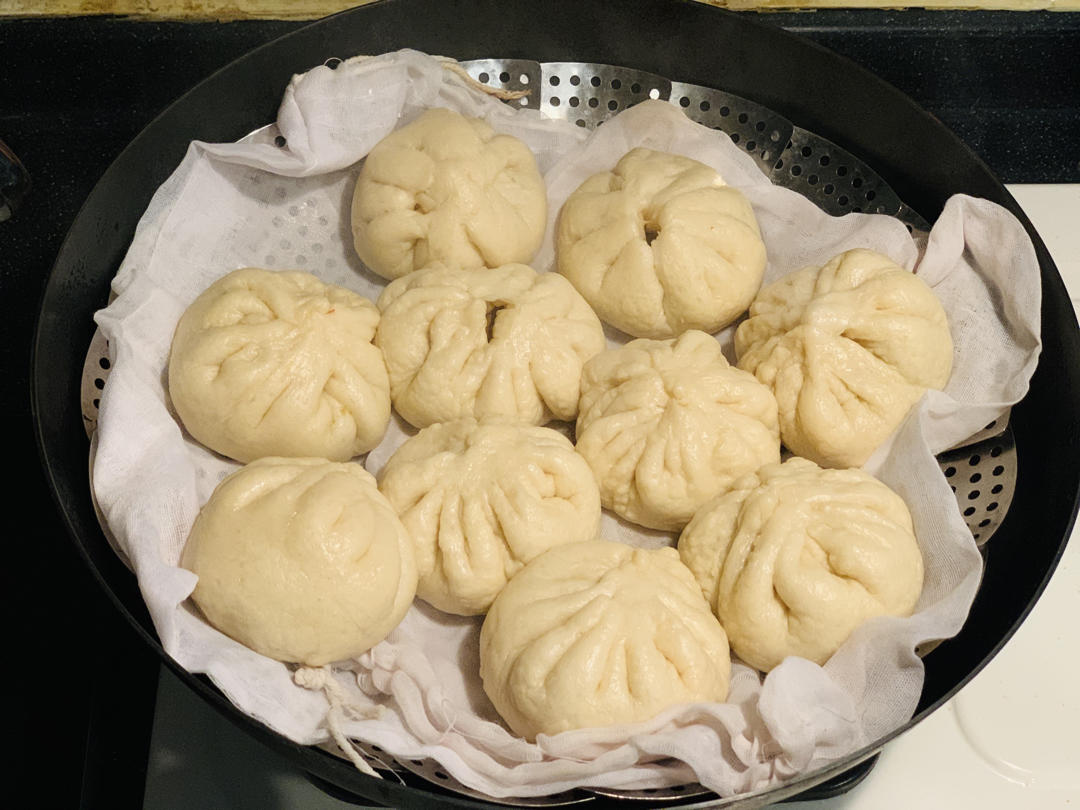 咸菜包子(面包机版)