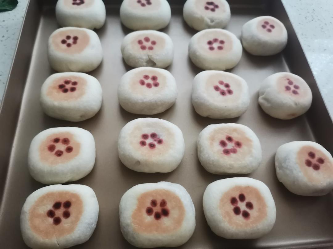 发面皮红豆（椰香）饼