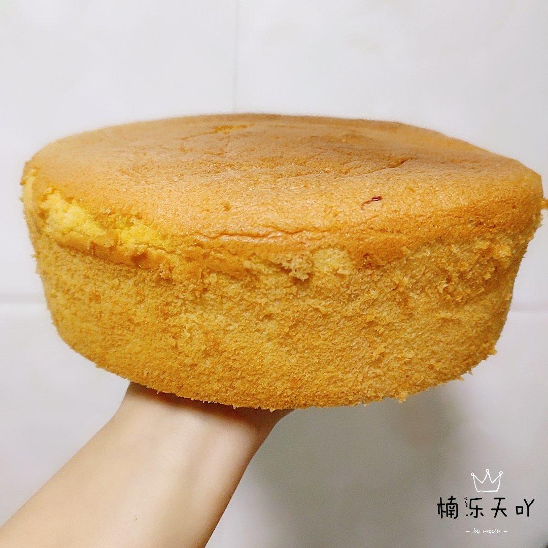 不开裂不塌陷不回缩的六寸戚风蛋糕