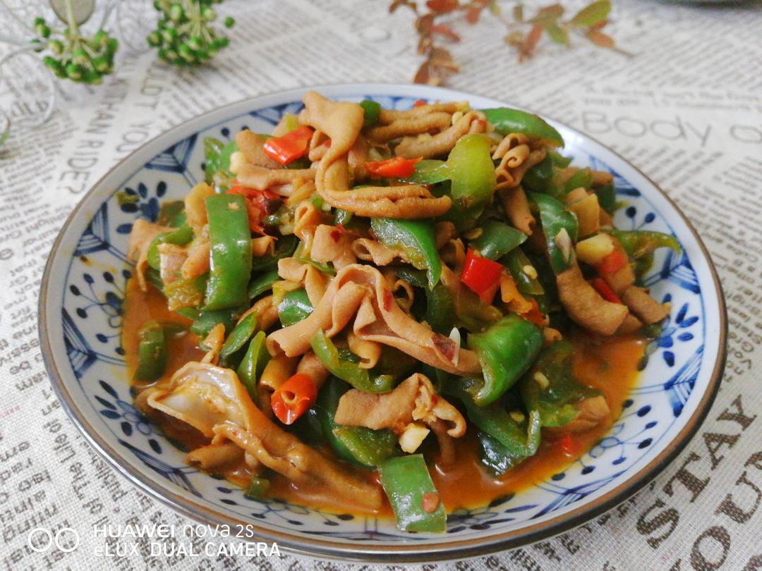 辣炒鸭肠的做法