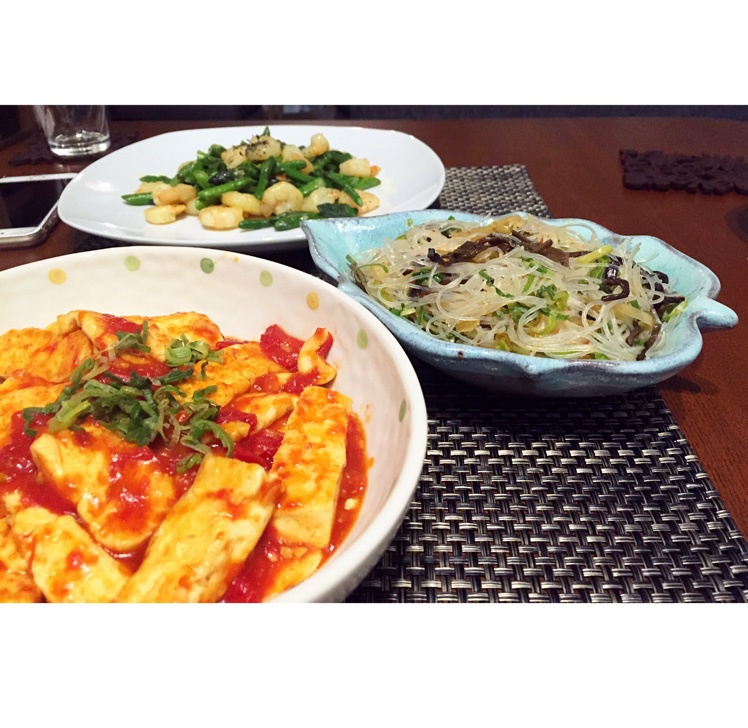 鲜虾番茄豆腐