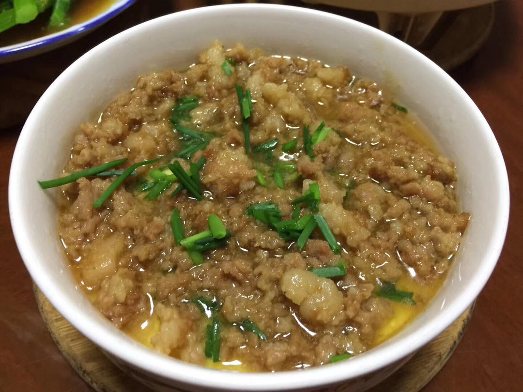 比布丁还要嫩！巨好吃又营养的肉末水蒸蛋