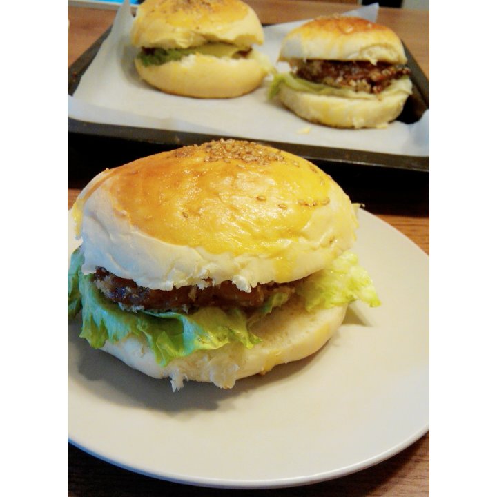 李白5e9s做的肯德基劲脆鸡腿堡