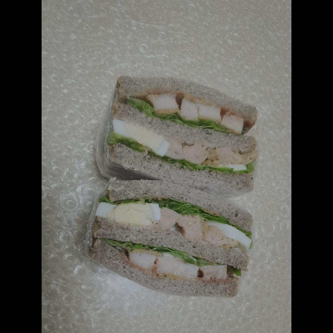 我晕！怎么会有这么好吃的低卡三明治！