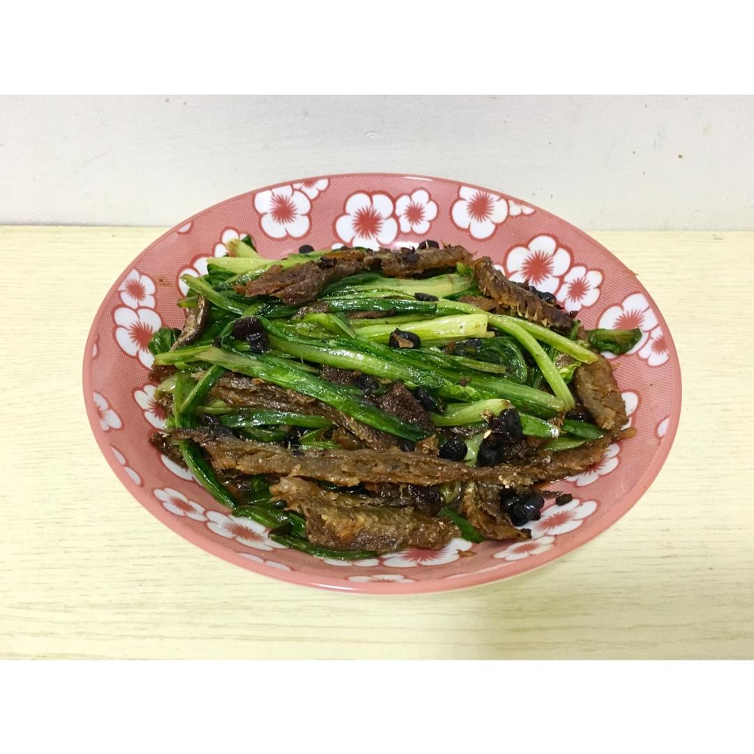 豆豉鲮鱼油麦菜