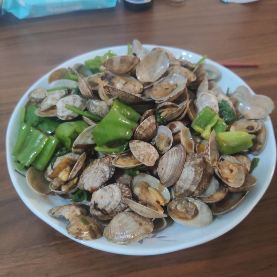 家常快手菜 爆炒花蛤（主调料仅三味）