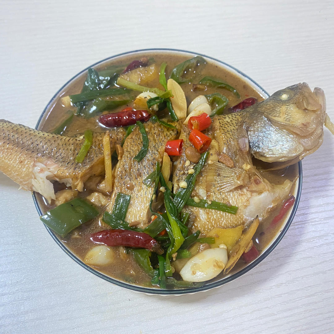 超快手超下饭的干烧鲈鱼 学不会你打我