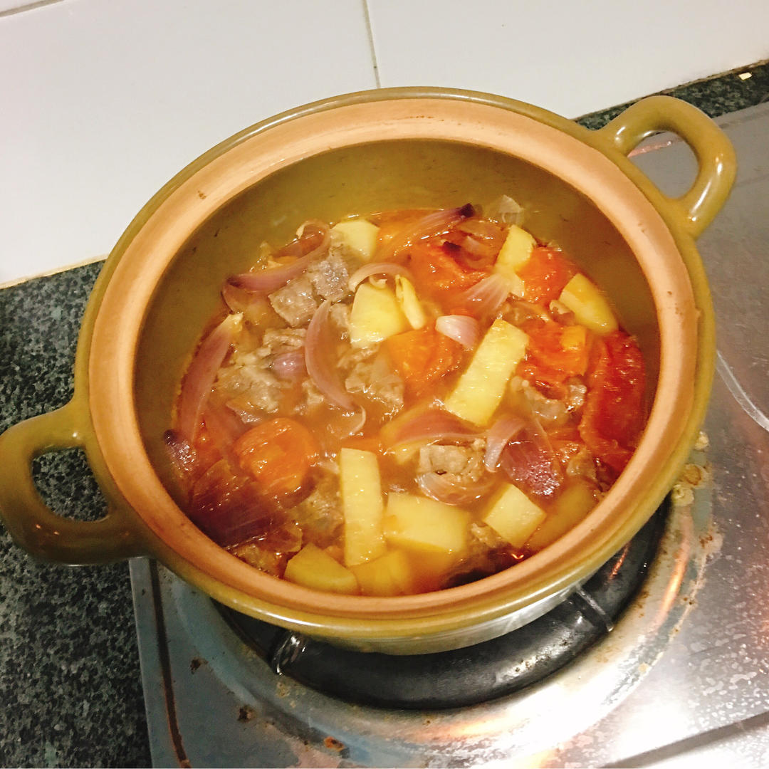 番茄牛腩(这样做牛肉不会老哦）