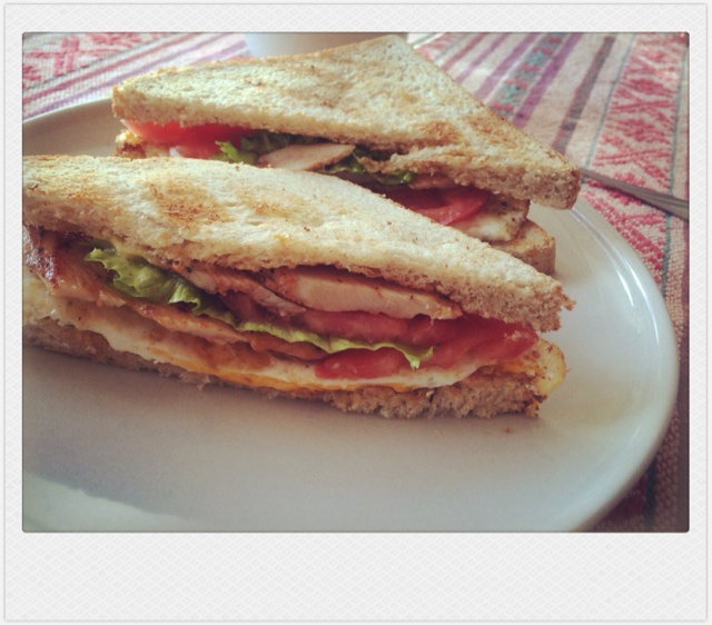 黑椒鸡排三明治