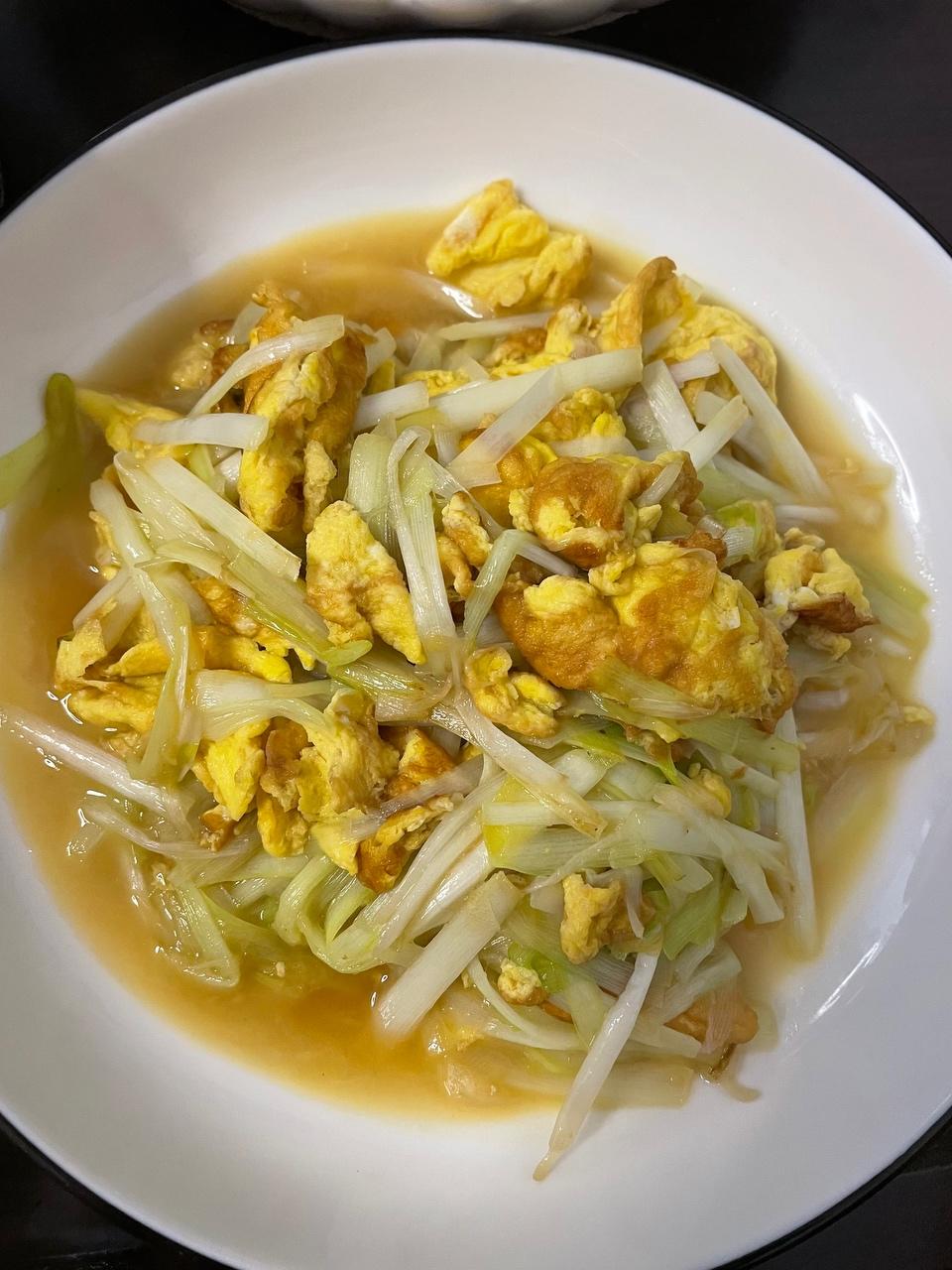 超简单韭黄鸡蛋的做法