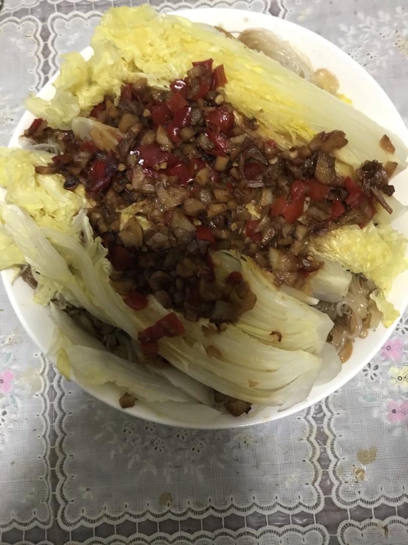 蒜蓉粉丝娃娃菜