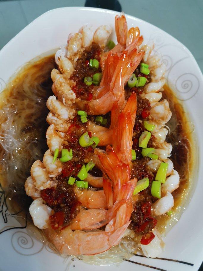 蒜蓉粉丝蒸虾￨鲜掉眉毛