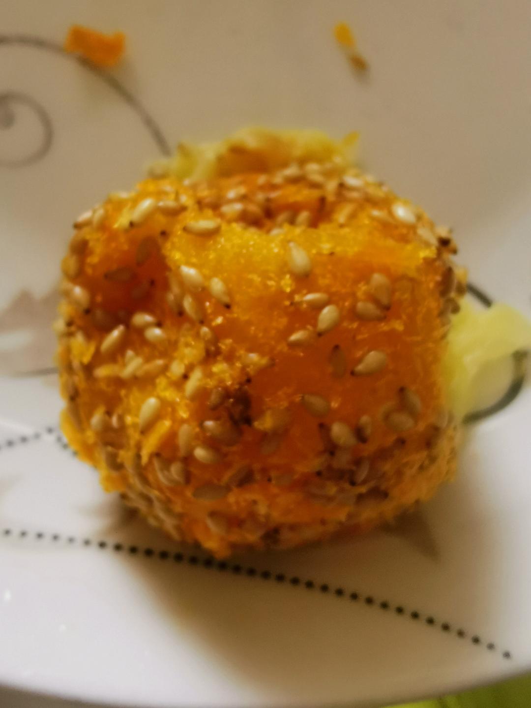 糯米红薯芝士丸