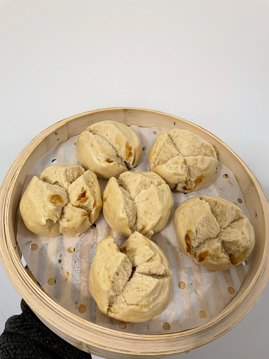 妥妥的红糖开花馒头