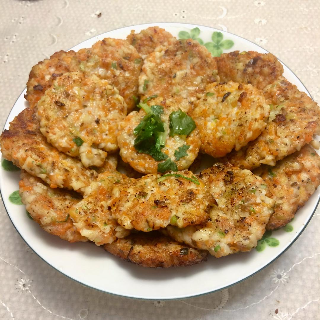 香煎虾饼