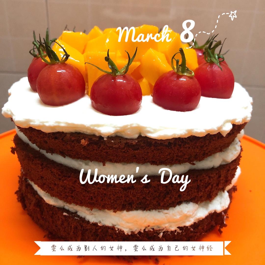 视频菜谱:红丝绒裸蛋糕6寸